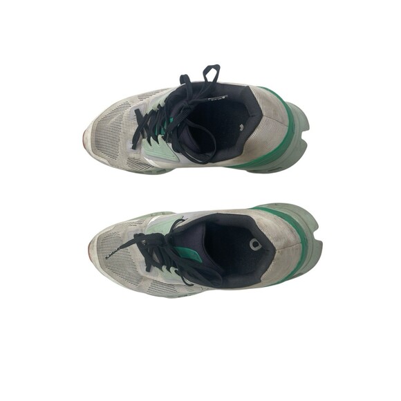 On Cloudstratus Men Size 12 Gray Green White Light Running Shoes main image 13